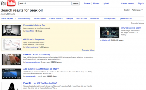 Peak Oil Search Google June 2011
